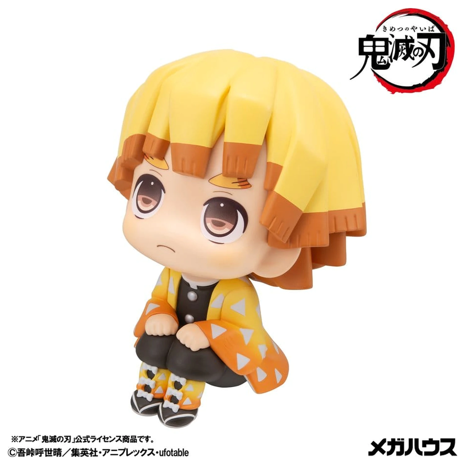 Demon Slayer: Kimetsu no Yaiba Look Up PVC figúrka Zenitsu Agatsuma Grumpy Ver. 11 cm produktová fotografia