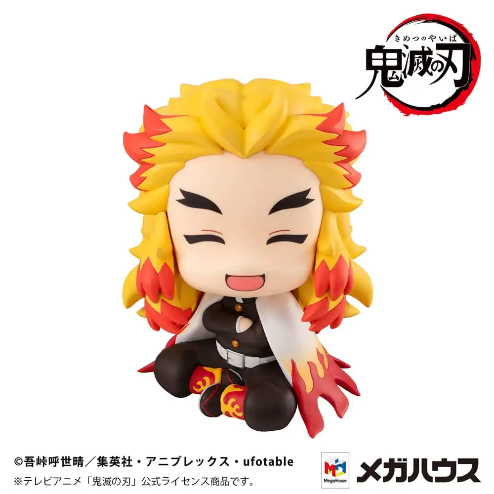 Demon Slayer: Kimetsu no Yaiba Look Up PVC Soška Rengoku Kyoujurou Smile Ver. 11 cm (s darčekom) produktová fotografia