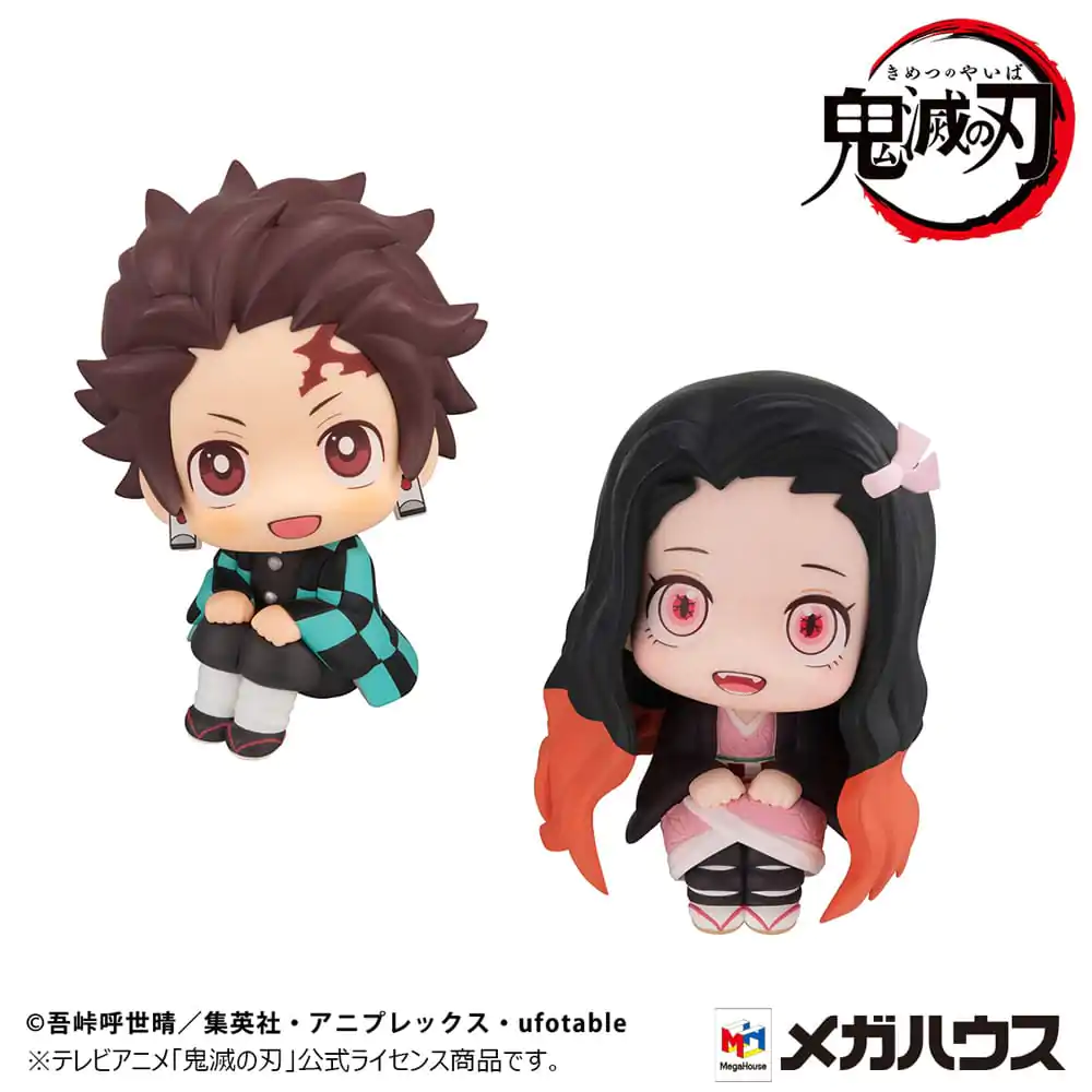 Demon Slayer: Kimetsu no Yaiba Look Up PVC soška Tanjiro Kamado Sharp face Ver. & Nezuko Kamado Conquered the sun Ver. 11 cm (s darčekom) produktová fotografia