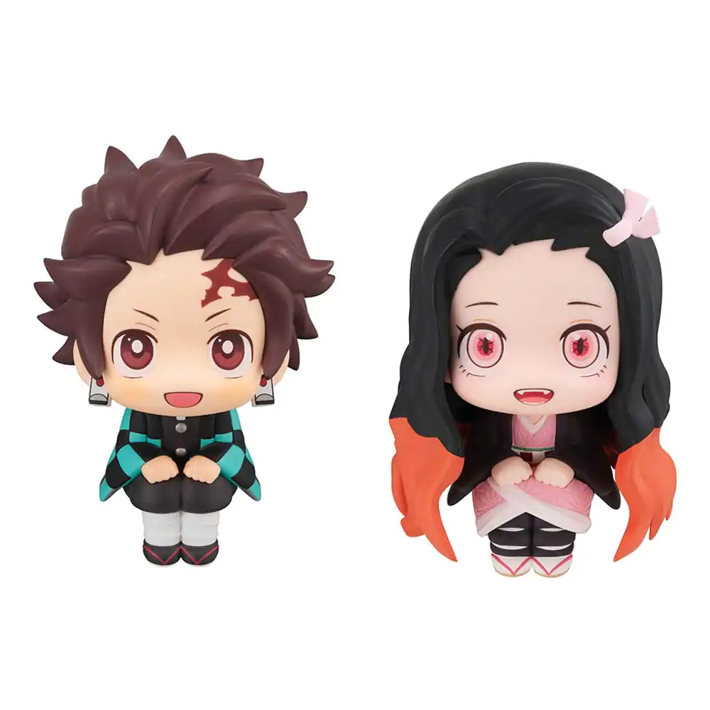 Demon Slayer: Kimetsu no Yaiba Look Up PVC soška Tanjiro Kamado Sharp face Ver. & Nezuko Kamado Conquered the sun Ver. 11 cm (s darčekom) produktová fotografia