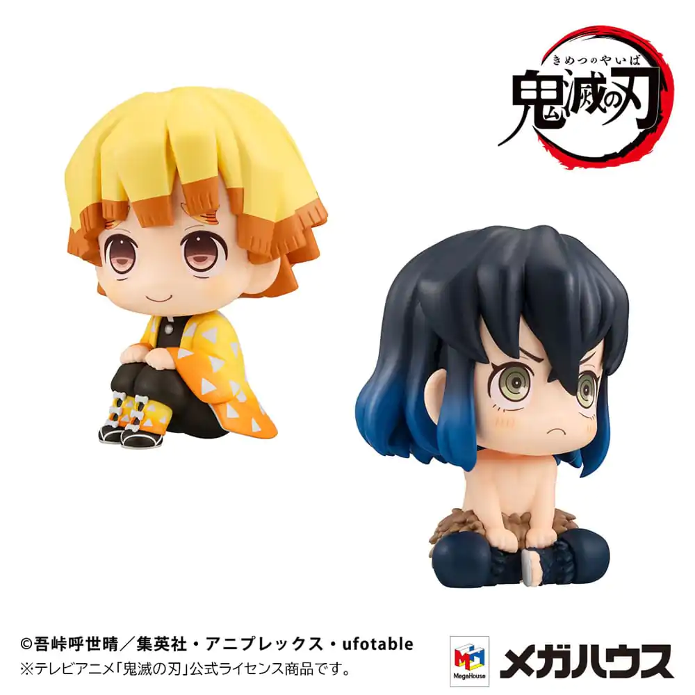 Demon Slayer: Kimetsu no Yaiba Look Up PVC Soška Zenitsu Agatsuma Smile Ver. & Inosuke Hashibira Bossy Ver. 11 cm (s darčekom) produktová fotografia