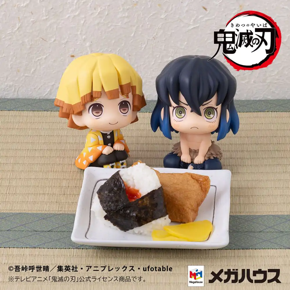 Demon Slayer: Kimetsu no Yaiba Look Up PVC Soška Zenitsu Agatsuma Smile Ver. & Inosuke Hashibira Bossy Ver. 11 cm (s darčekom) produktová fotografia