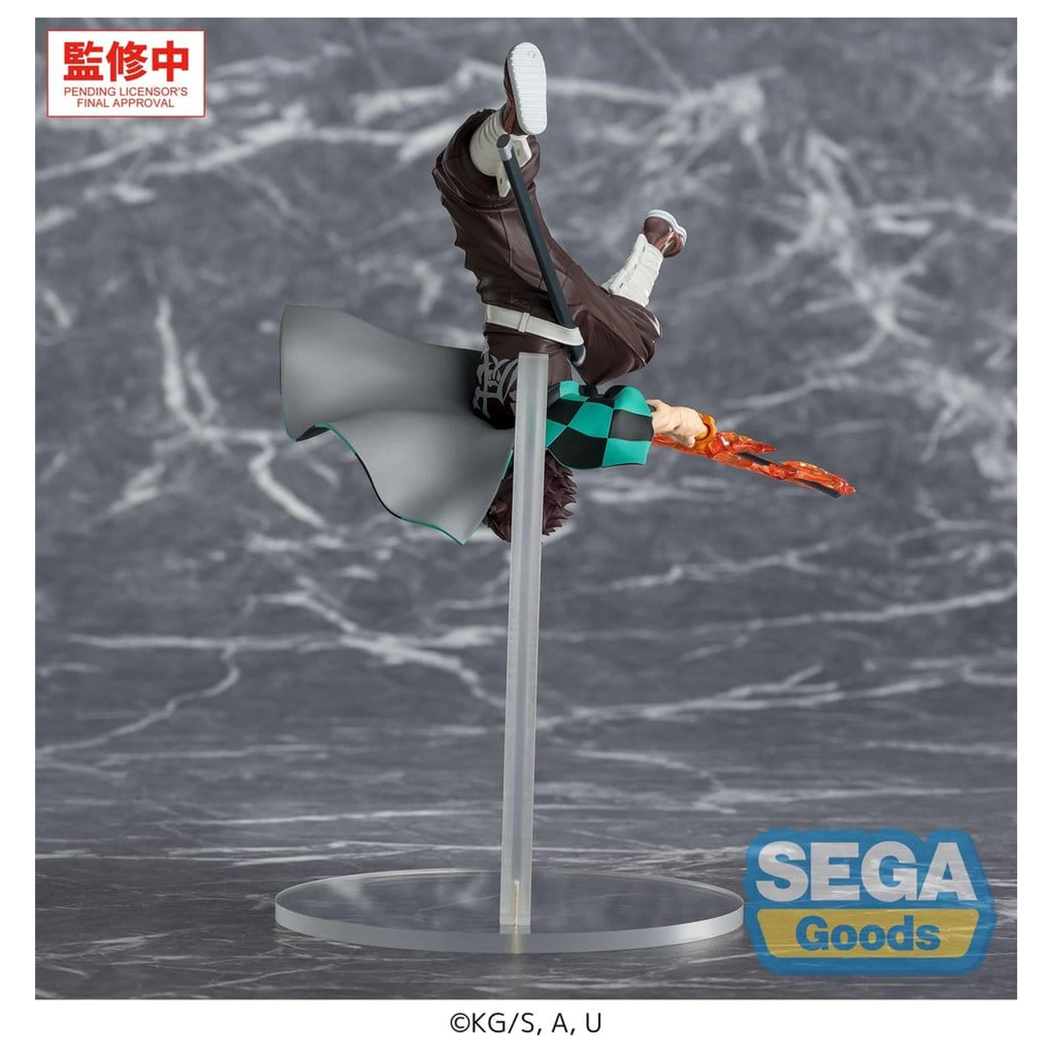 Demon Slayer: Kimetsu no Yaiba Luminasta PVC figúrka Tanjiro Kamado Hinokami Kagura Setting Sun Transformation 15 cm produktová fotografia