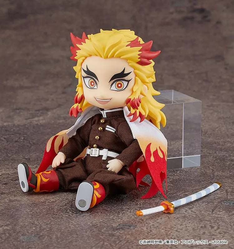 Demon Slayer: Kimetsu no Yaiba Nendoroid Doll Figúrka Kyojuro Rengoku 14 cm produktová fotografia