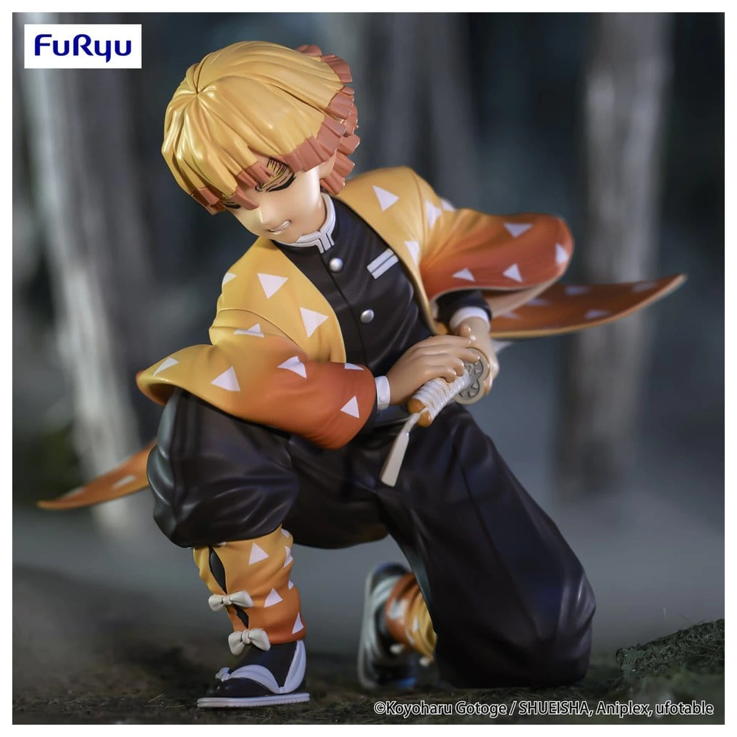 Demon Slayer: Kimetsu no Yaiba Noodle Stopper PVC figúrka Agatsuma Zenitsu 10 cm produktová fotografia
