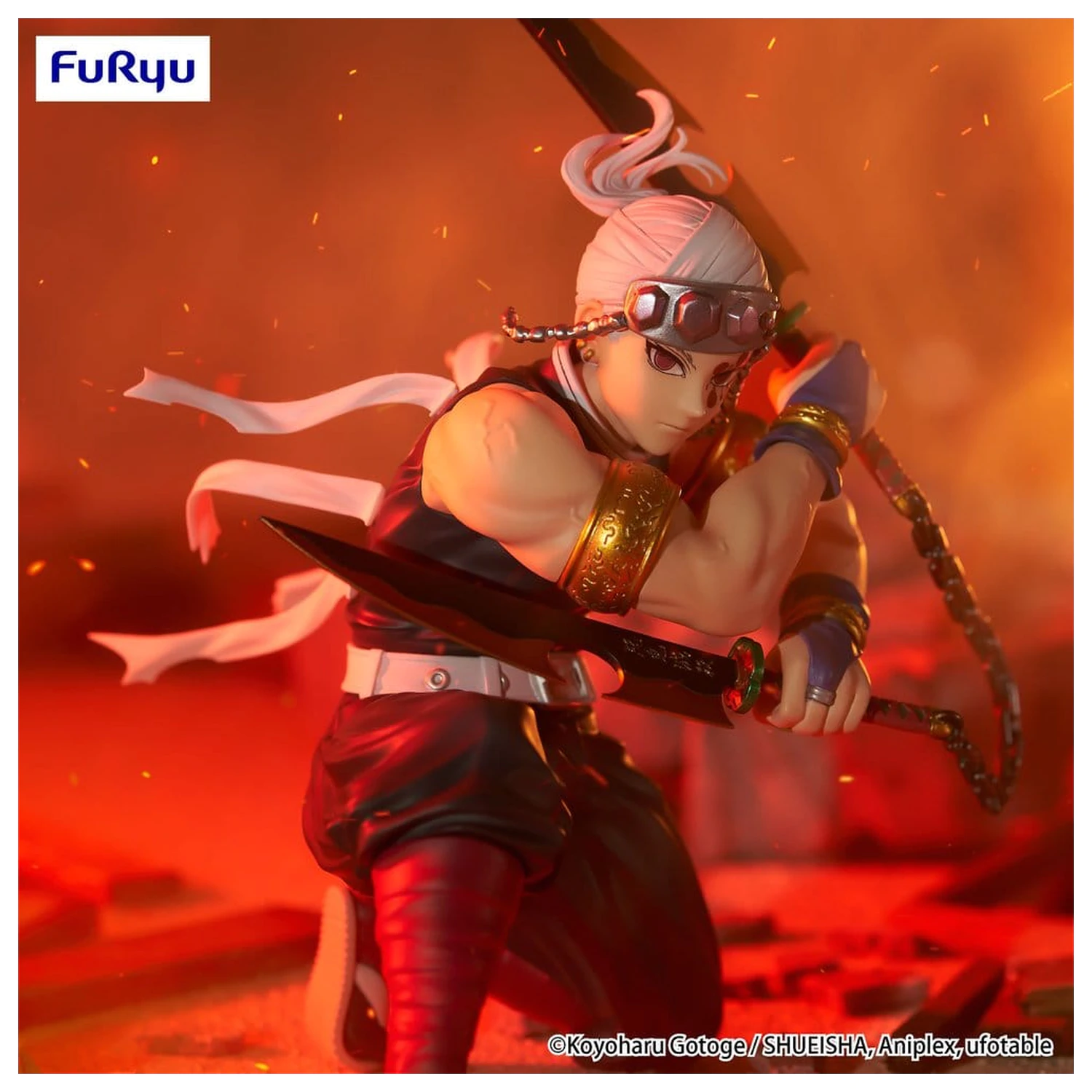 Demon Slayer: Kimetsu no Yaiba Noodle Stopper PVC figúrka Uzui Tengen 15 cm produktová fotografia