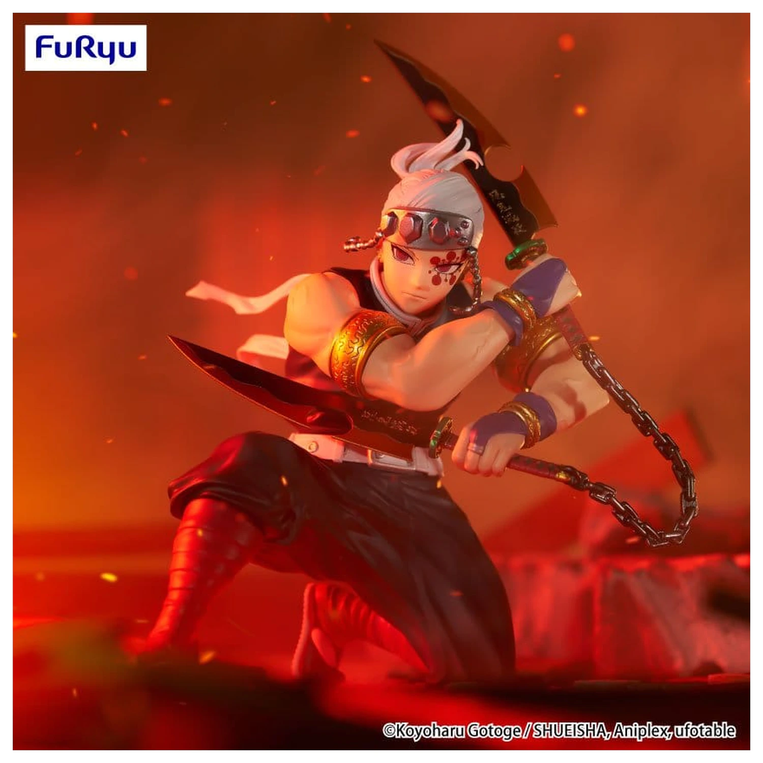 Demon Slayer: Kimetsu no Yaiba Noodle Stopper PVC figúrka Uzui Tengen 15 cm produktová fotografia