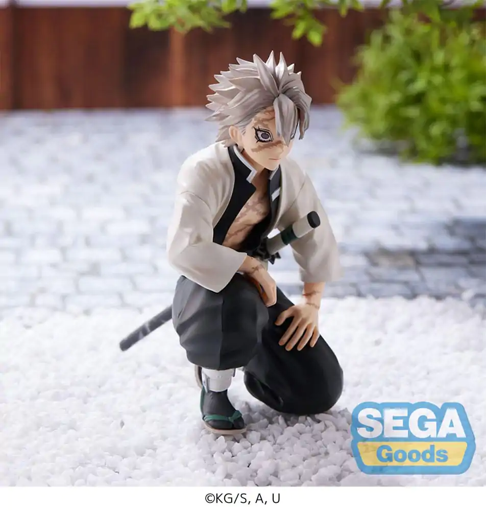 Demon Slayer: Kimetsu no Yaiba PM Perching PVC Figúrka Sanemi Shinazugawa (Hashira Meeting) 11 cm (re-run) termékfotó