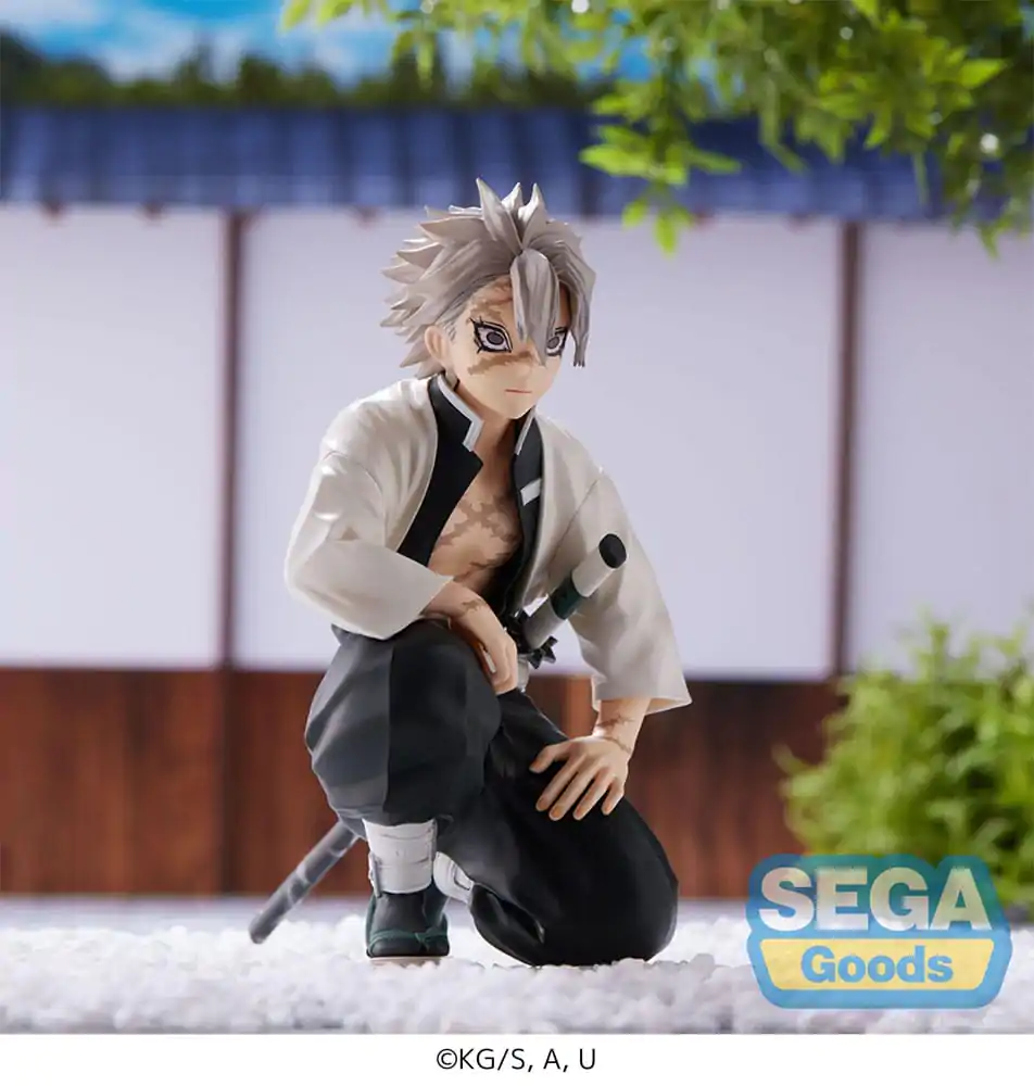 Demon Slayer: Kimetsu no Yaiba PM Perching PVC Figúrka Sanemi Shinazugawa (Hashira Meeting) 11 cm (re-run) termékfotó