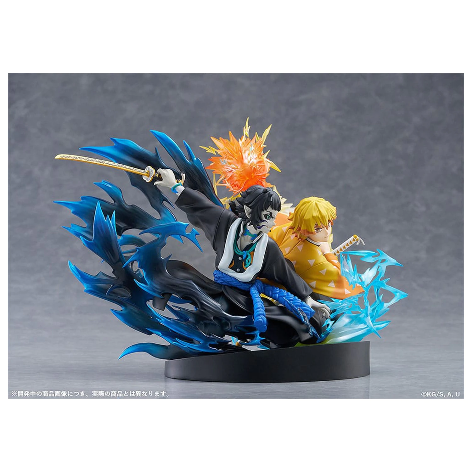 Demon Slayer: Kimetsu no Yaiba PVC socha Zenitsu Agatsuma & Kaigaku 15 cm produktová fotografia
