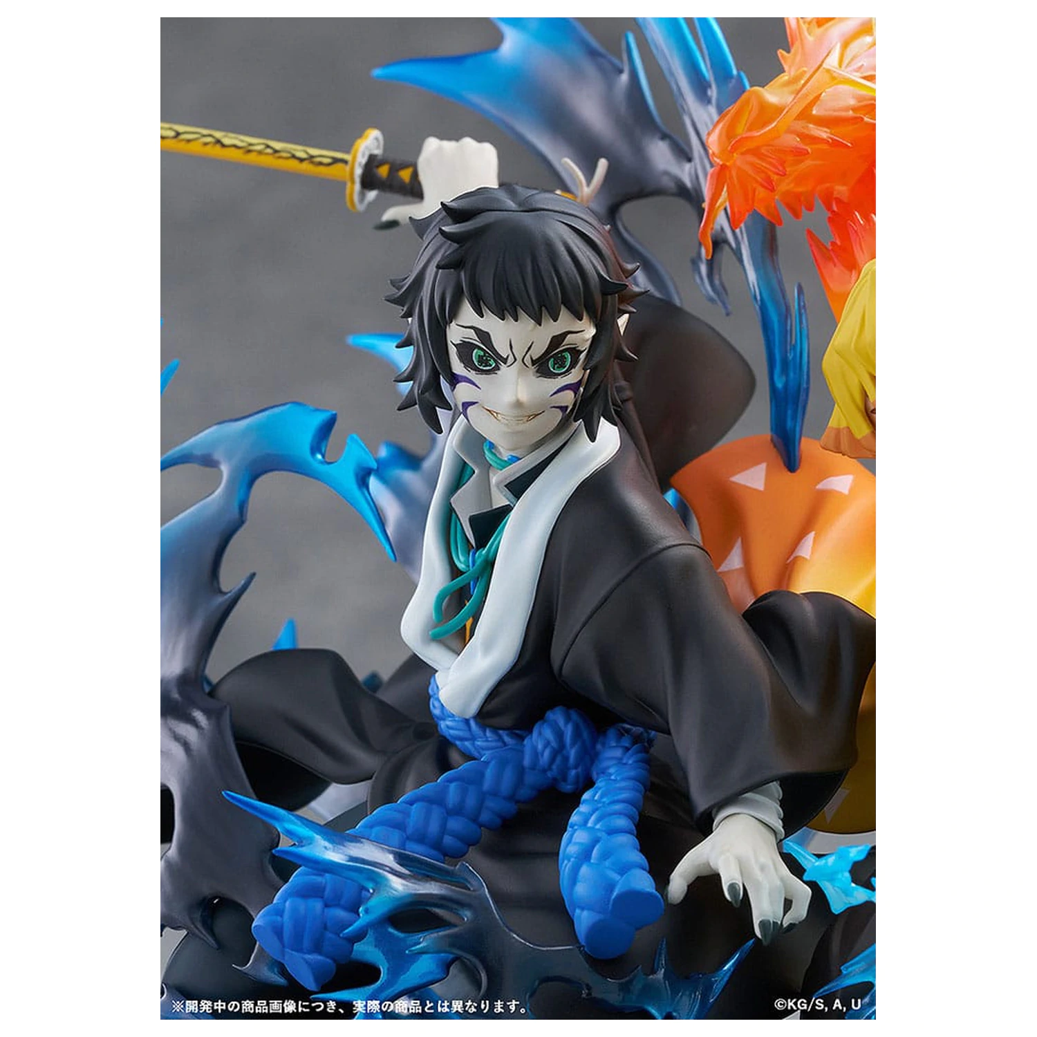 Demon Slayer: Kimetsu no Yaiba PVC socha Zenitsu Agatsuma & Kaigaku 15 cm produktová fotografia