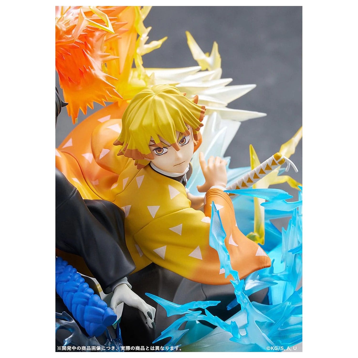 Demon Slayer: Kimetsu no Yaiba PVC socha Zenitsu Agatsuma & Kaigaku 15 cm produktová fotografia