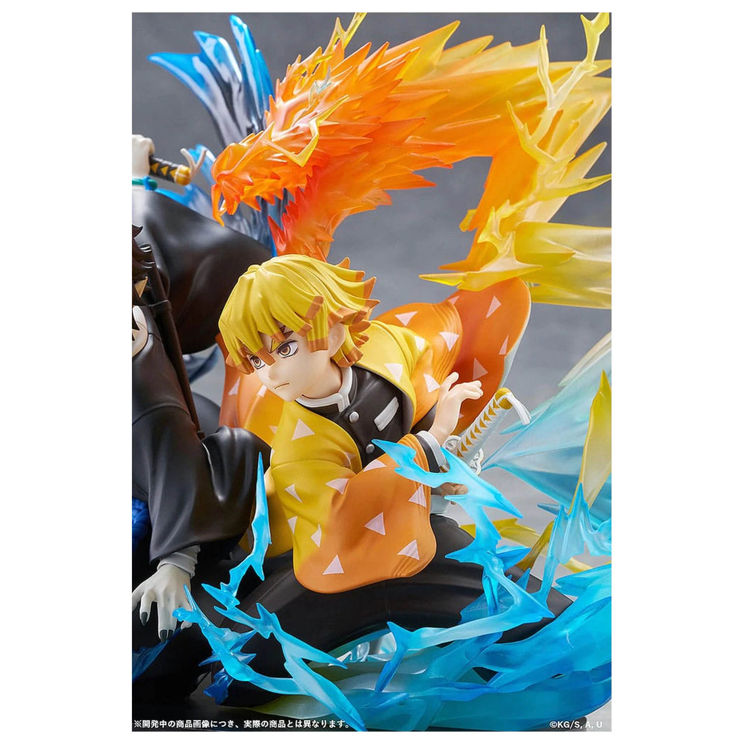 Demon Slayer: Kimetsu no Yaiba PVC socha Zenitsu Agatsuma & Kaigaku 15 cm produktová fotografia