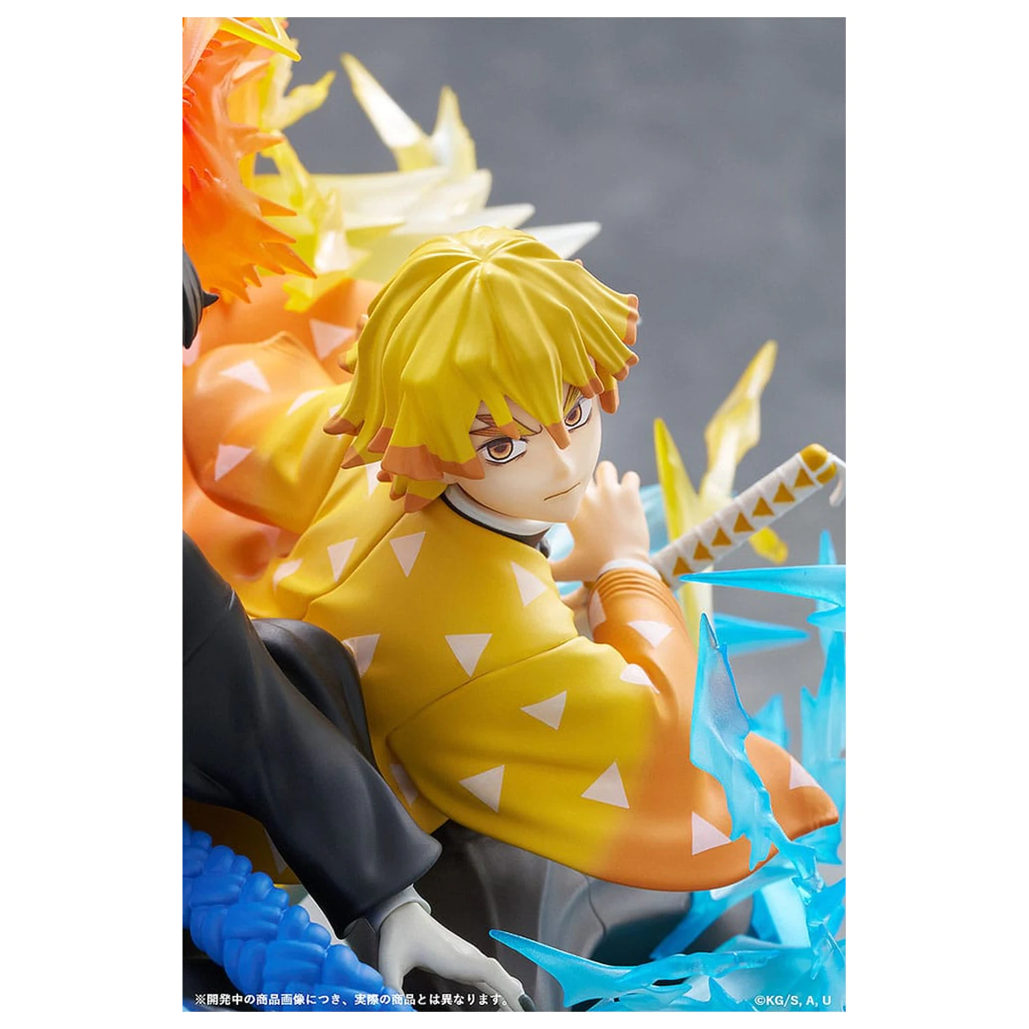 Demon Slayer: Kimetsu no Yaiba PVC socha Zenitsu Agatsuma & Kaigaku 15 cm produktová fotografia
