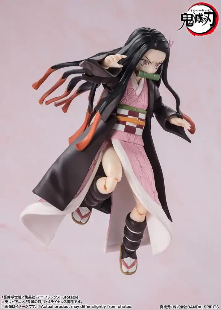 Demon Slayer: Kimetsu no Yaiba S.H. Figuarts akčná figúrka Nezuko Kamado 13 cm termékfotó