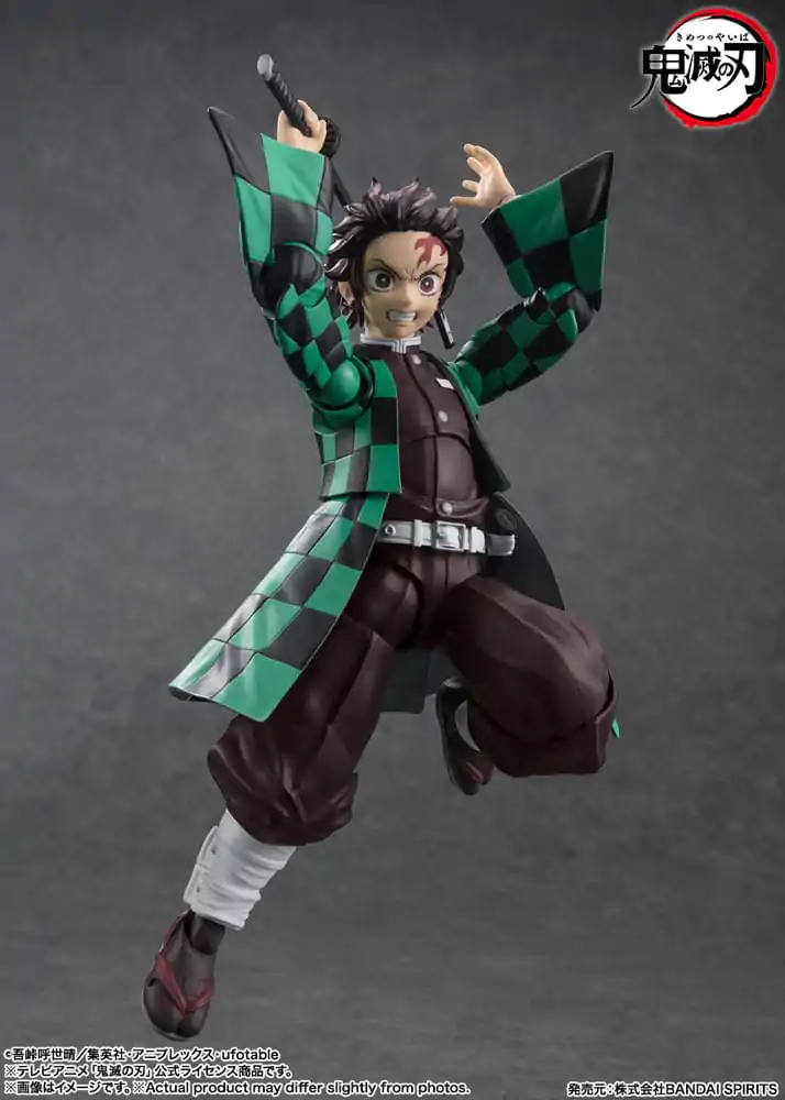 Demon Slayer: Kimetsu no Yaiba S.H. Figuarts akčná figúrka Tanjiro Kamado 14 cm termékfotó