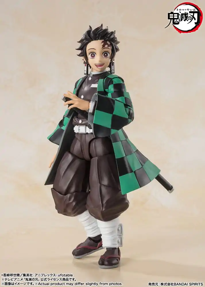 Demon Slayer: Kimetsu no Yaiba S.H. Figuarts akčná figúrka Tanjiro Kamado 14 cm termékfotó