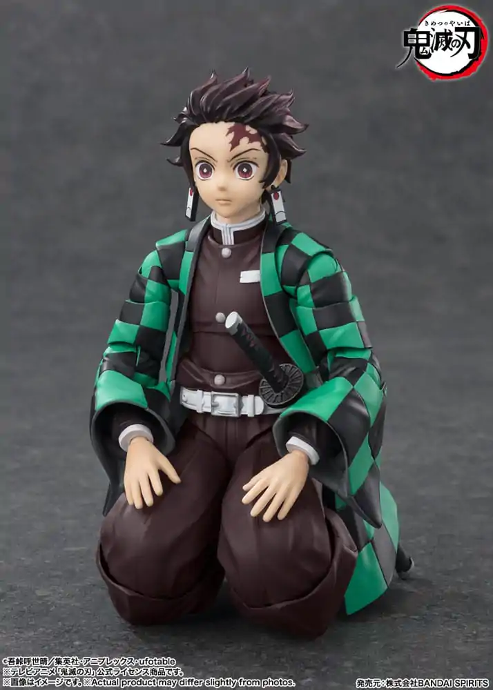 Demon Slayer: Kimetsu no Yaiba S.H. Figuarts akčná figúrka Tanjiro Kamado 14 cm termékfotó