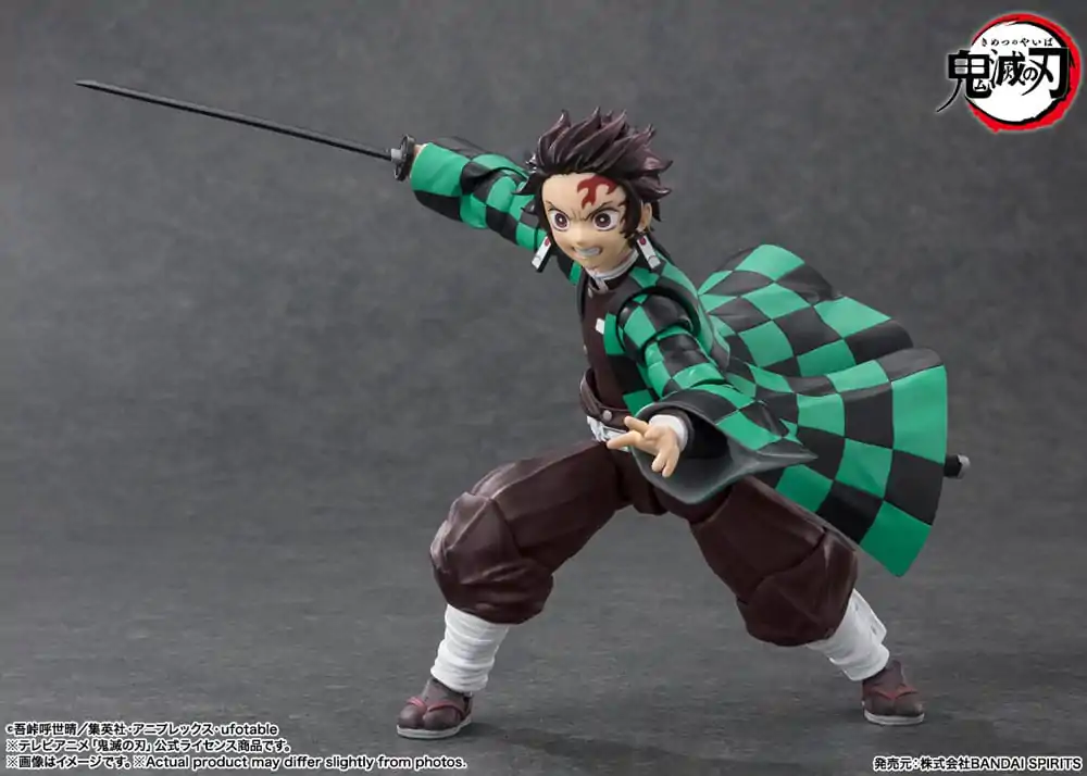 Demon Slayer: Kimetsu no Yaiba S.H. Figuarts akčná figúrka Tanjiro Kamado 14 cm termékfotó