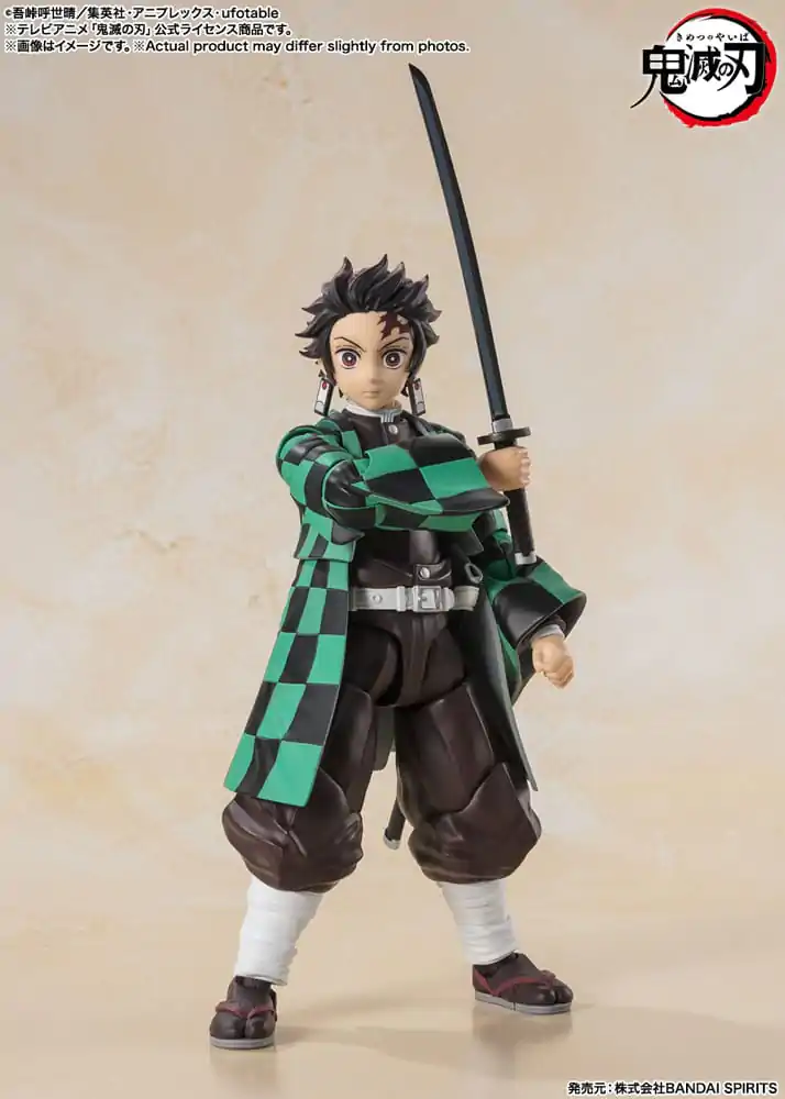 Demon Slayer: Kimetsu no Yaiba S.H. Figuarts akčná figúrka Tanjiro Kamado 14 cm termékfotó