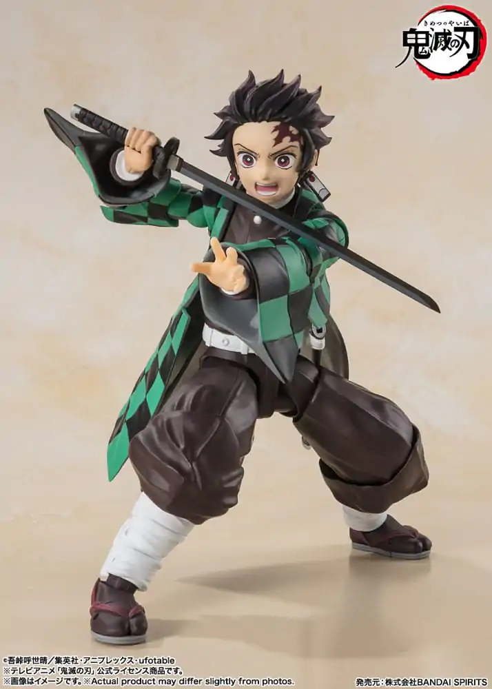 Demon Slayer: Kimetsu no Yaiba S.H. Figuarts akčná figúrka Tanjiro Kamado 14 cm termékfotó