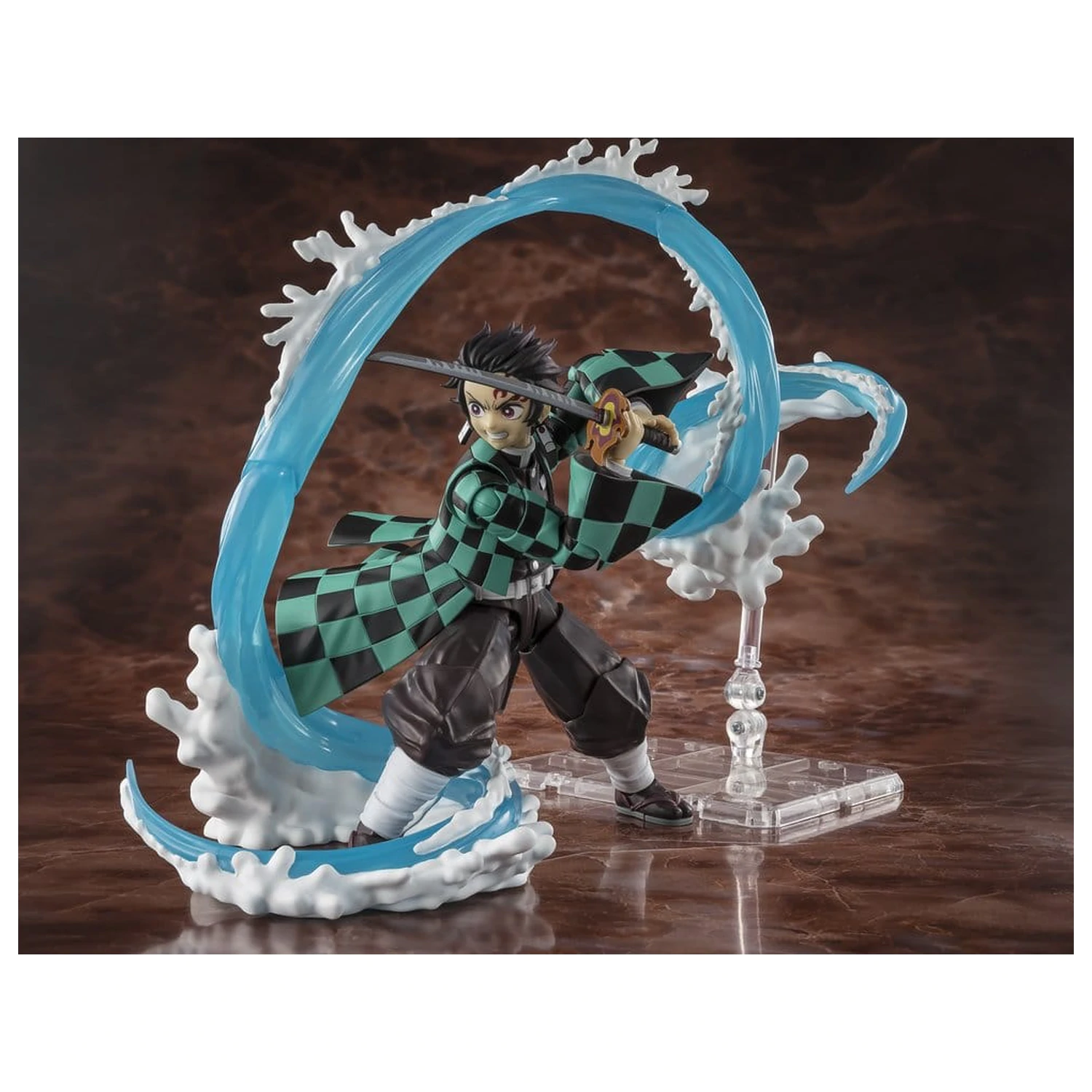 Demon Slayer: Kimetsu no Yaiba S.H. Figuarts súprava príslušenstva Tanjiro Kamado & Giyu Tomioka Water Breathing voliteľné diely súpravy produktová fotografia