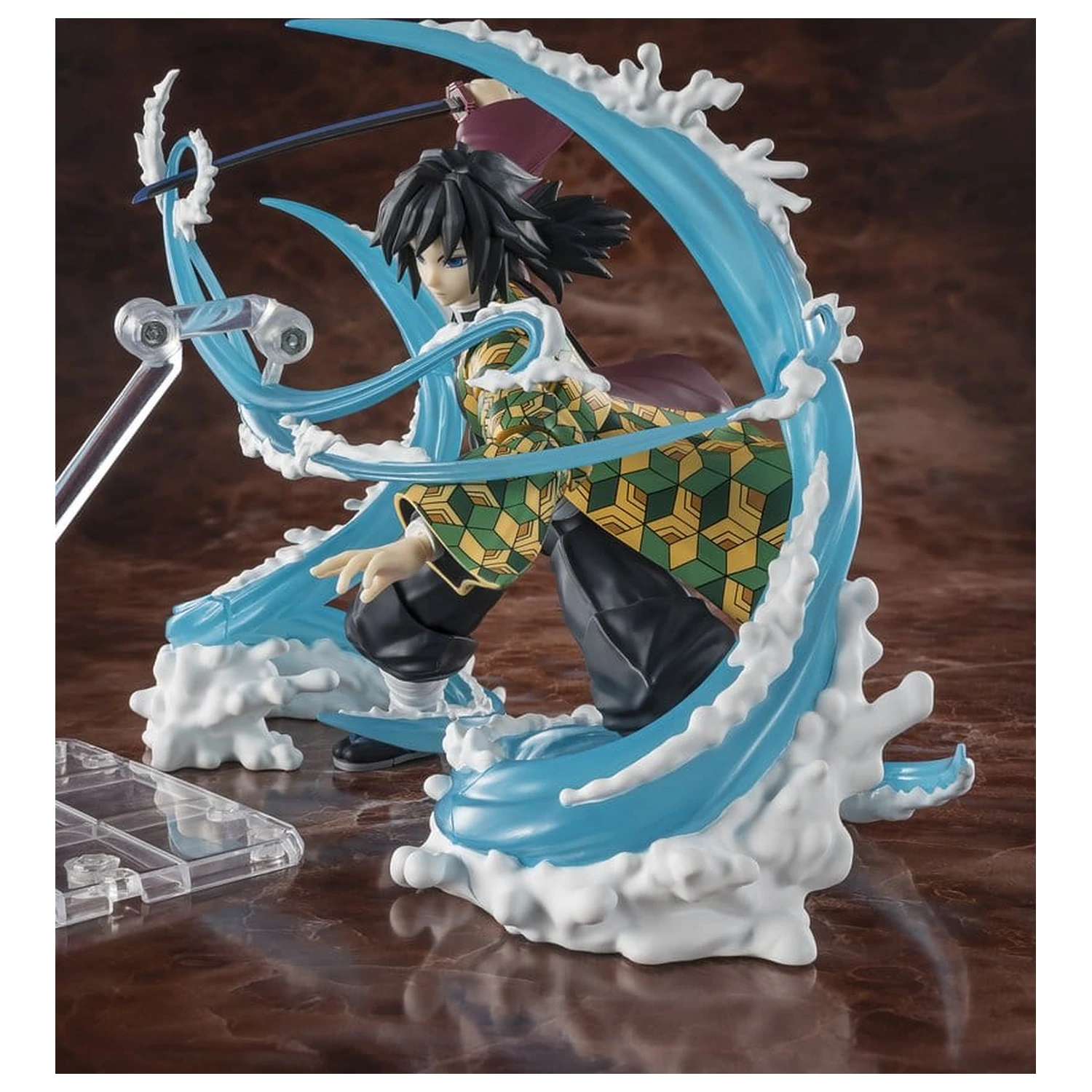 Demon Slayer: Kimetsu no Yaiba S.H. Figuarts súprava príslušenstva Tanjiro Kamado & Giyu Tomioka Water Breathing voliteľné diely súpravy produktová fotografia