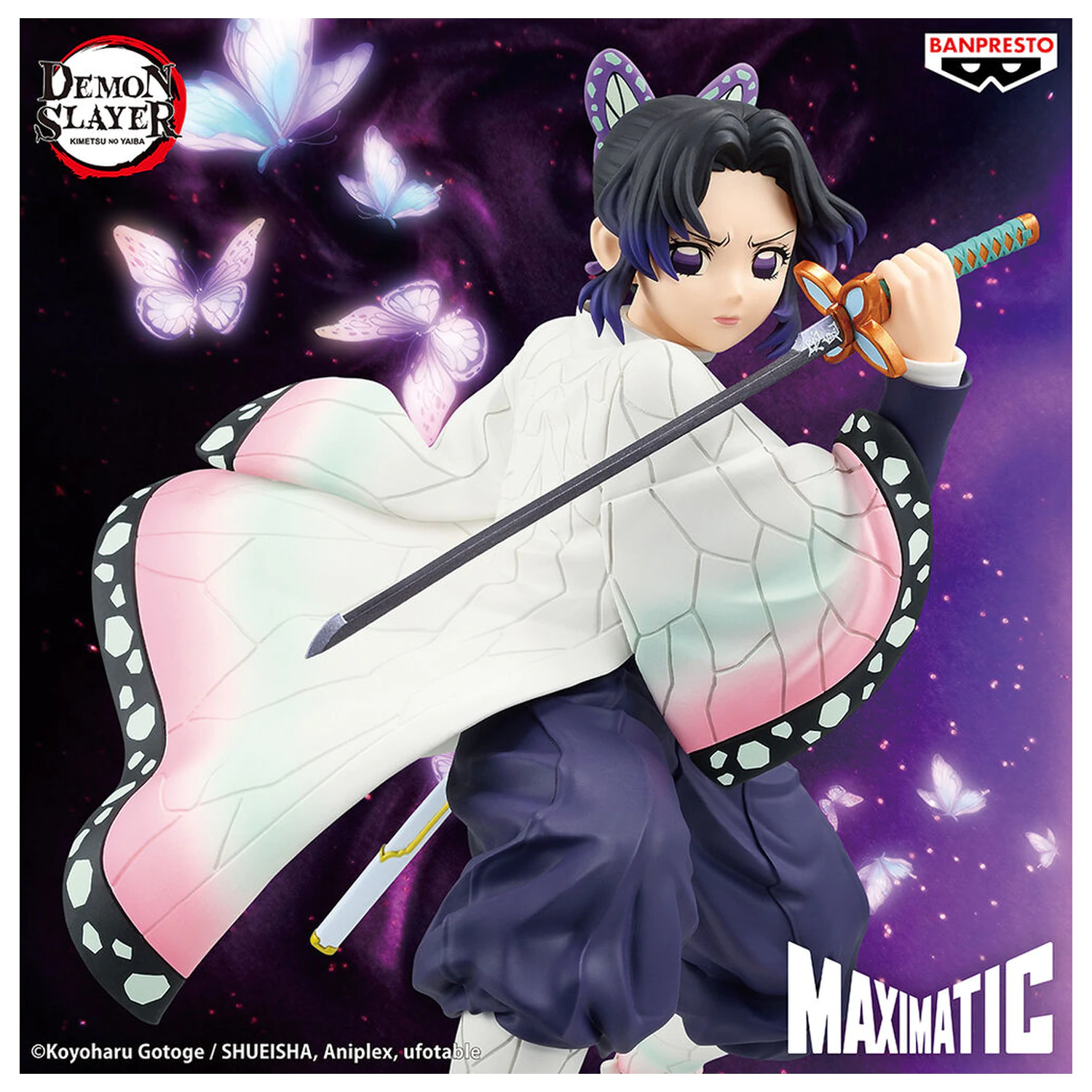 Demon Slayer Kimetsu no Yaiba Shinobu Kocho Maximatic figúrka 18cm produktová fotografia