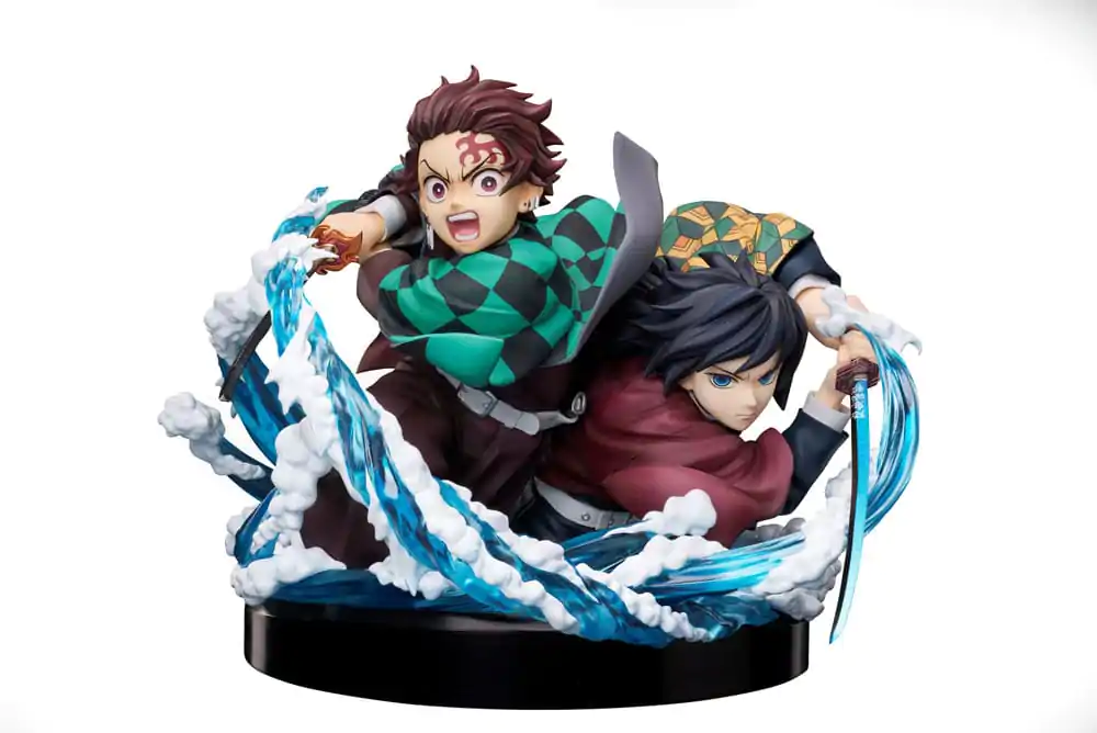 Demon Slayer: Kimetsu no Yaiba PVC socha Tanjiro & Giyuu 13 cm produktová fotografia