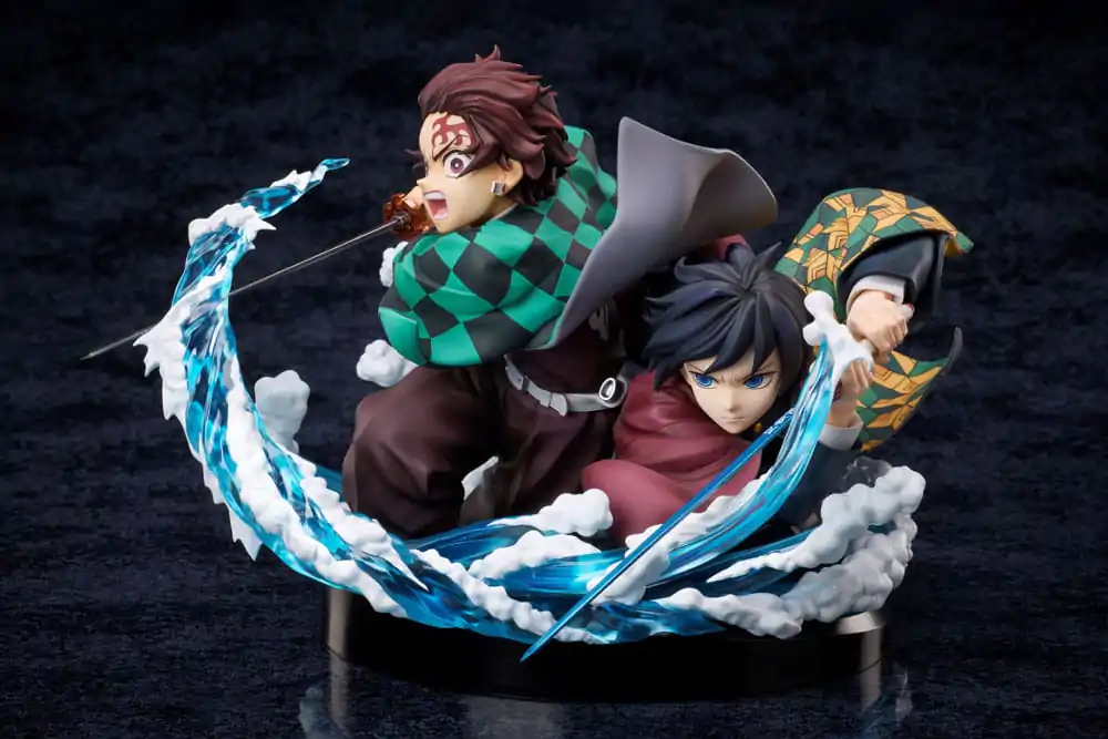 Demon Slayer: Kimetsu no Yaiba PVC socha Tanjiro & Giyuu 13 cm produktová fotografia