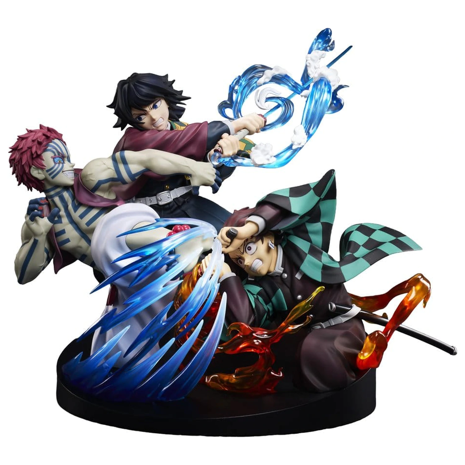 Demon Slayer: Kimetsu no Yaiba PVC Figúrka Tanjiro Kamado & Giyu Tomioka & Akaza 13 cm produktová fotografia