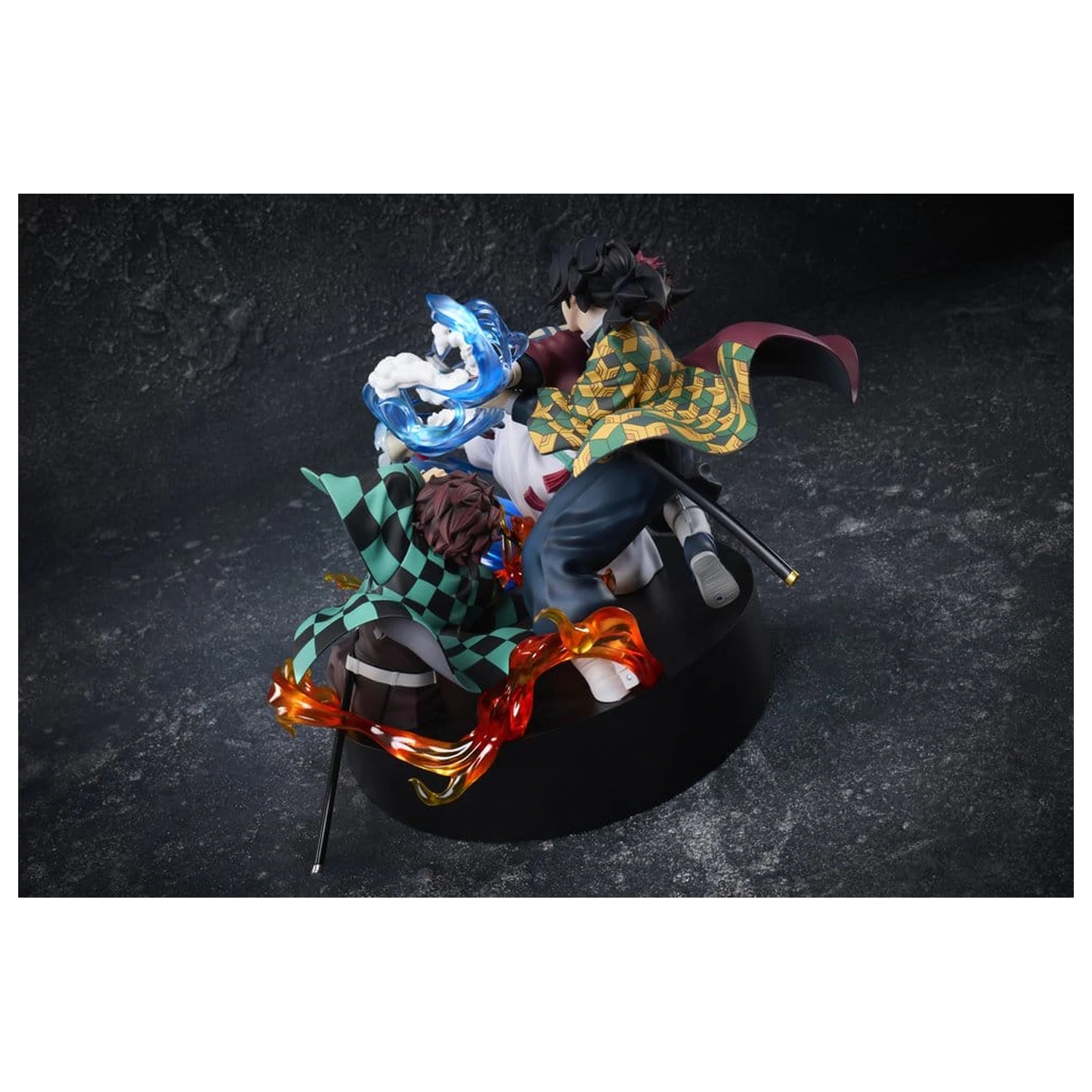 Demon Slayer: Kimetsu no Yaiba PVC Figúrka Tanjiro Kamado & Giyu Tomioka & Akaza 13 cm produktová fotografia