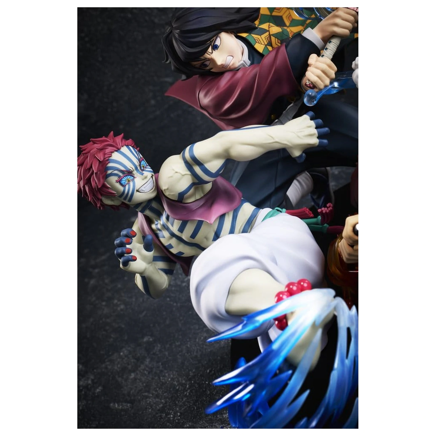 Demon Slayer: Kimetsu no Yaiba PVC Figúrka Tanjiro Kamado & Giyu Tomioka & Akaza 13 cm produktová fotografia