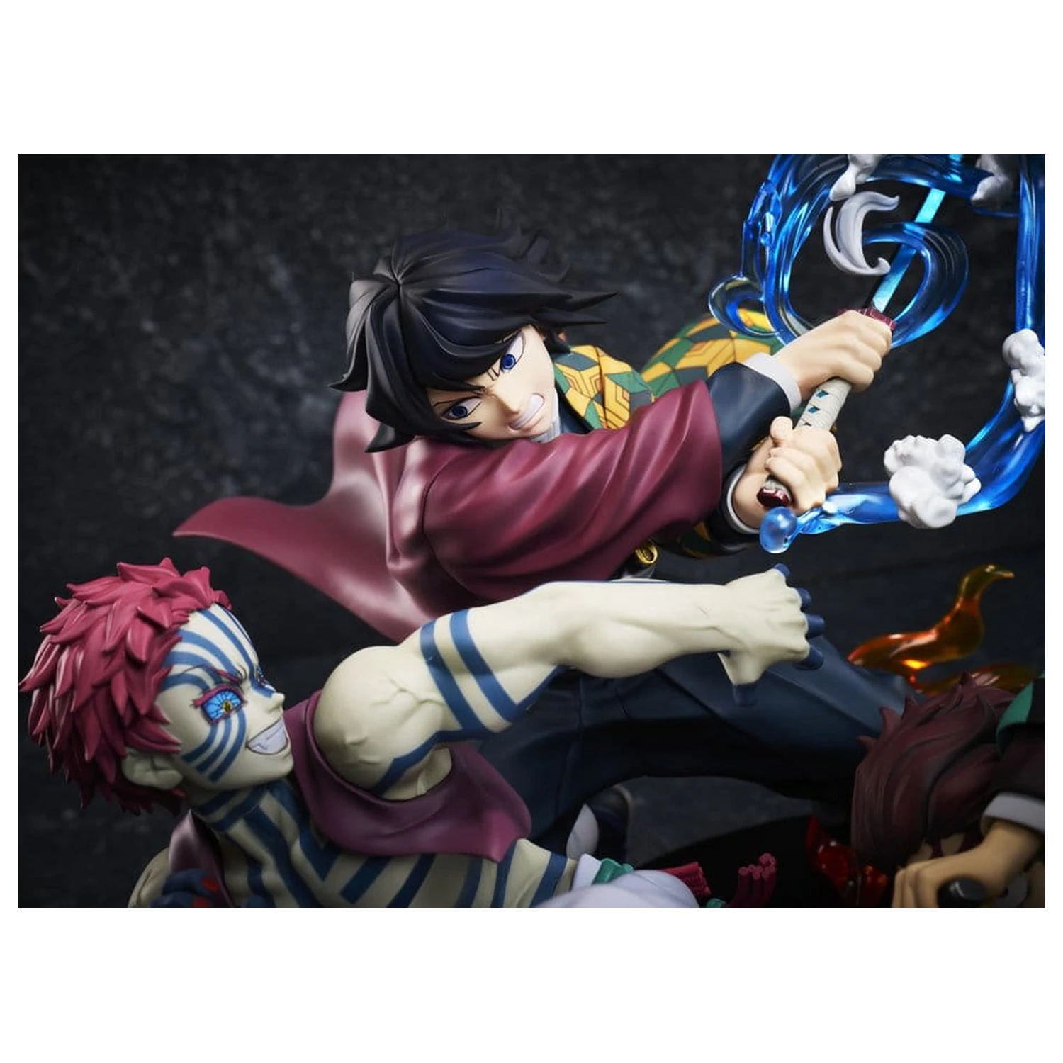 Demon Slayer: Kimetsu no Yaiba PVC Figúrka Tanjiro Kamado & Giyu Tomioka & Akaza 13 cm produktová fotografia