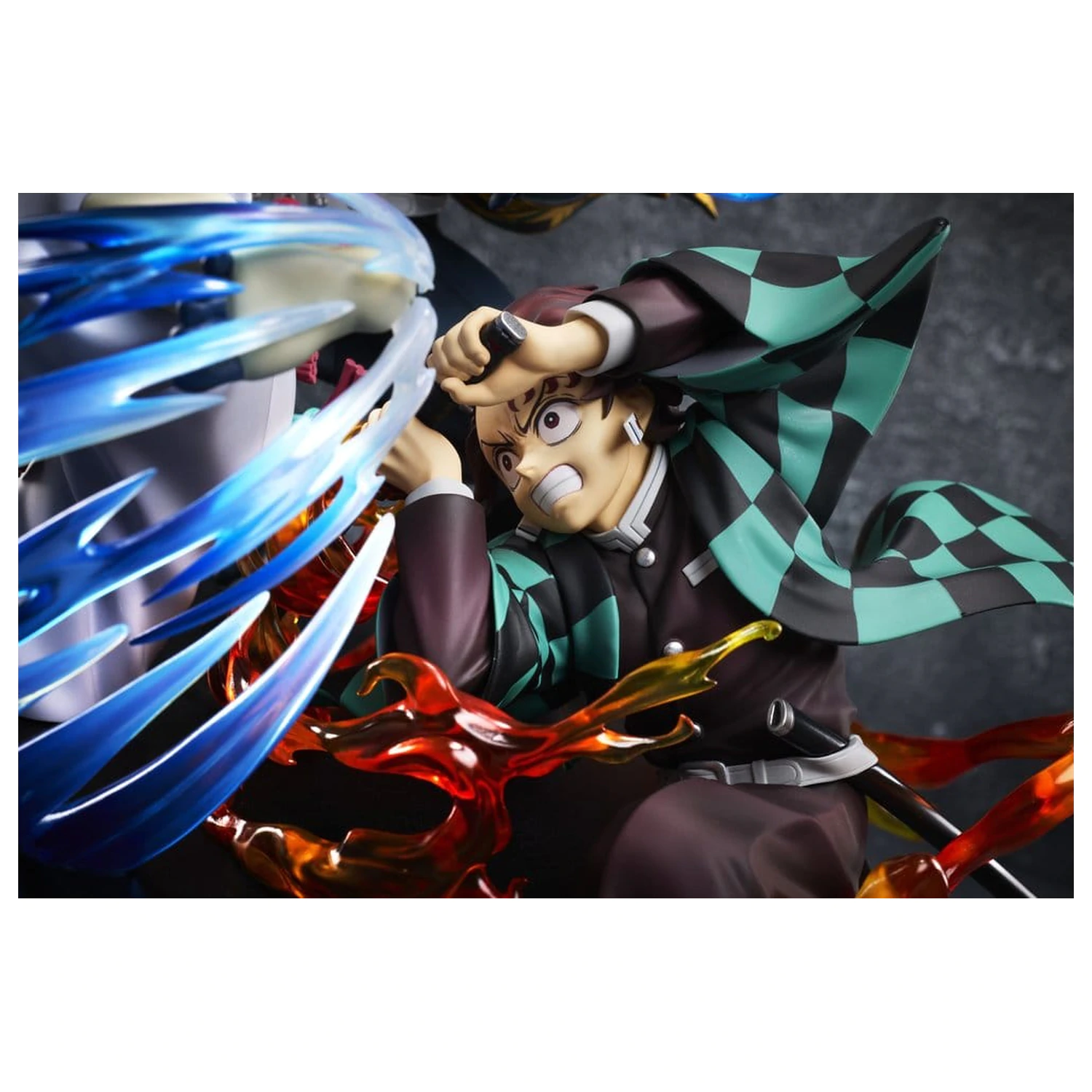Demon Slayer: Kimetsu no Yaiba PVC Figúrka Tanjiro Kamado & Giyu Tomioka & Akaza 13 cm produktová fotografia