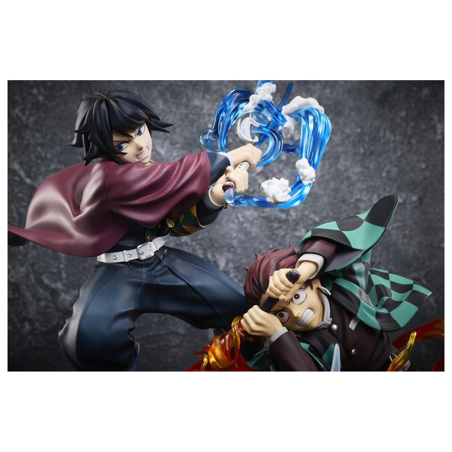 Demon Slayer: Kimetsu no Yaiba PVC Figúrka Tanjiro Kamado & Giyu Tomioka & Akaza 13 cm produktová fotografia