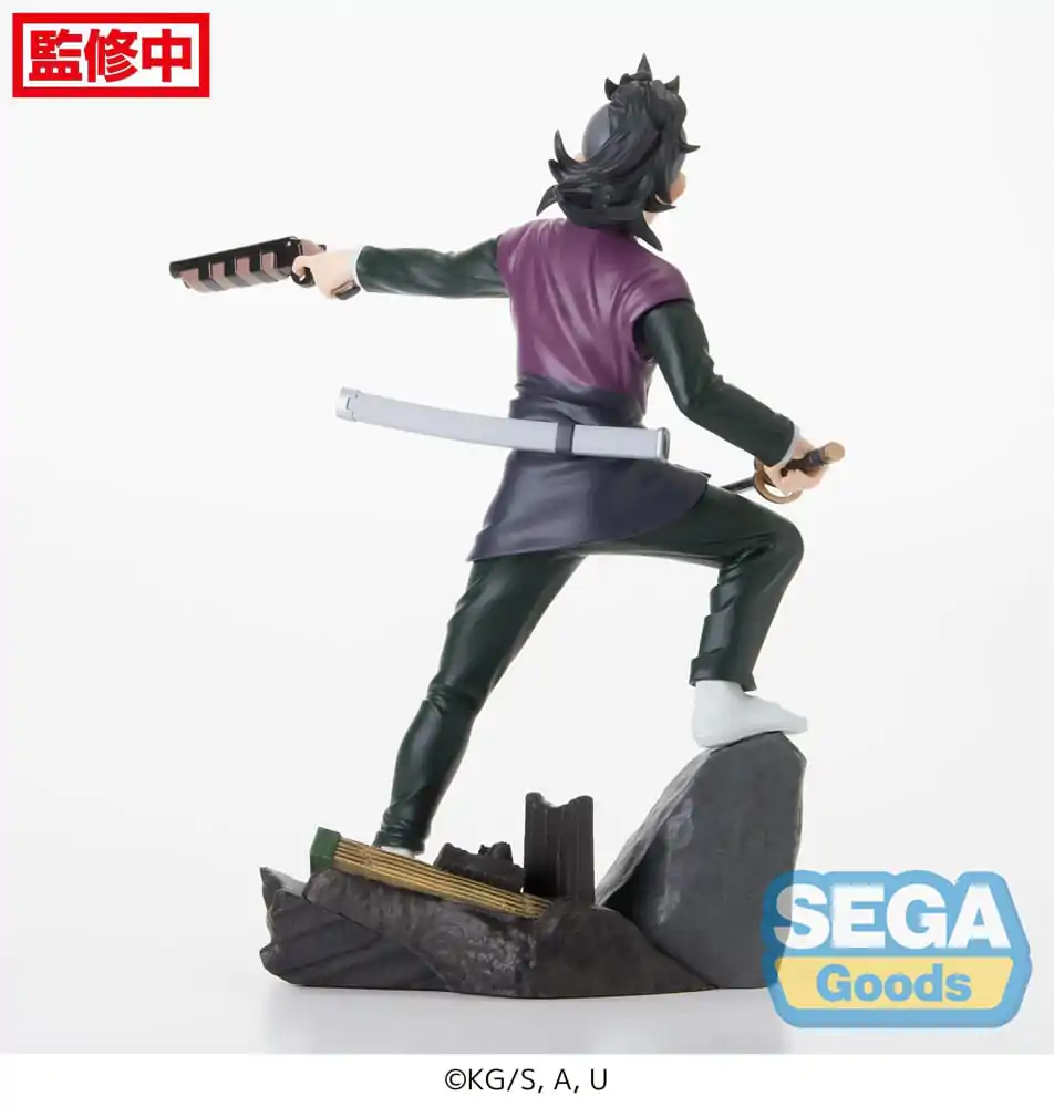 Demon Slayer: Kimetsu no Yaiba Xross Link Anime PVC figúrka Genya Shinazugawa -Swordsmith Village Arc- 15 cm termékfotó