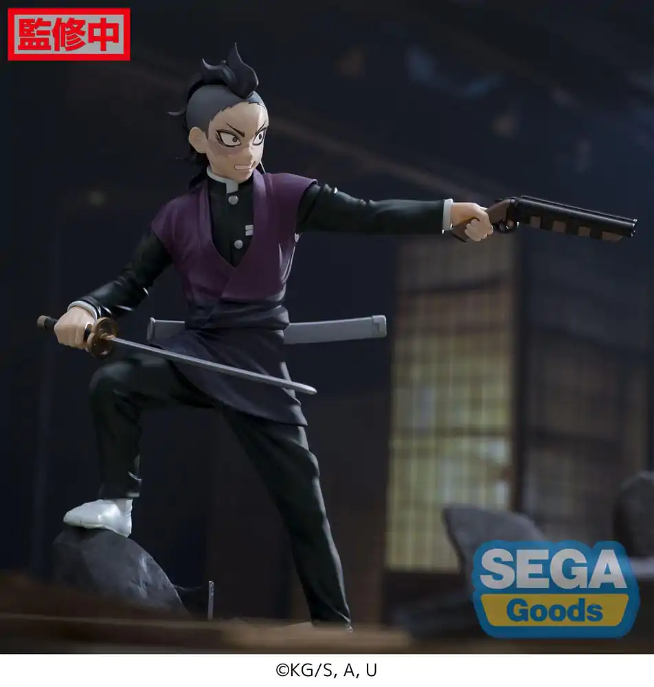 Demon Slayer: Kimetsu no Yaiba Xross Link Anime PVC figúrka Genya Shinazugawa -Swordsmith Village Arc- 15 cm termékfotó