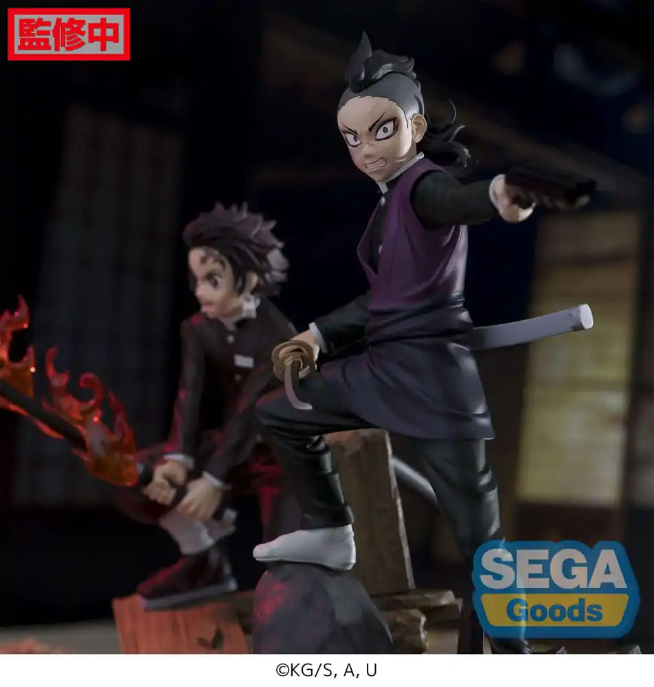 Demon Slayer: Kimetsu no Yaiba Xross Link Anime PVC figúrka Genya Shinazugawa -Swordsmith Village Arc- 15 cm termékfotó