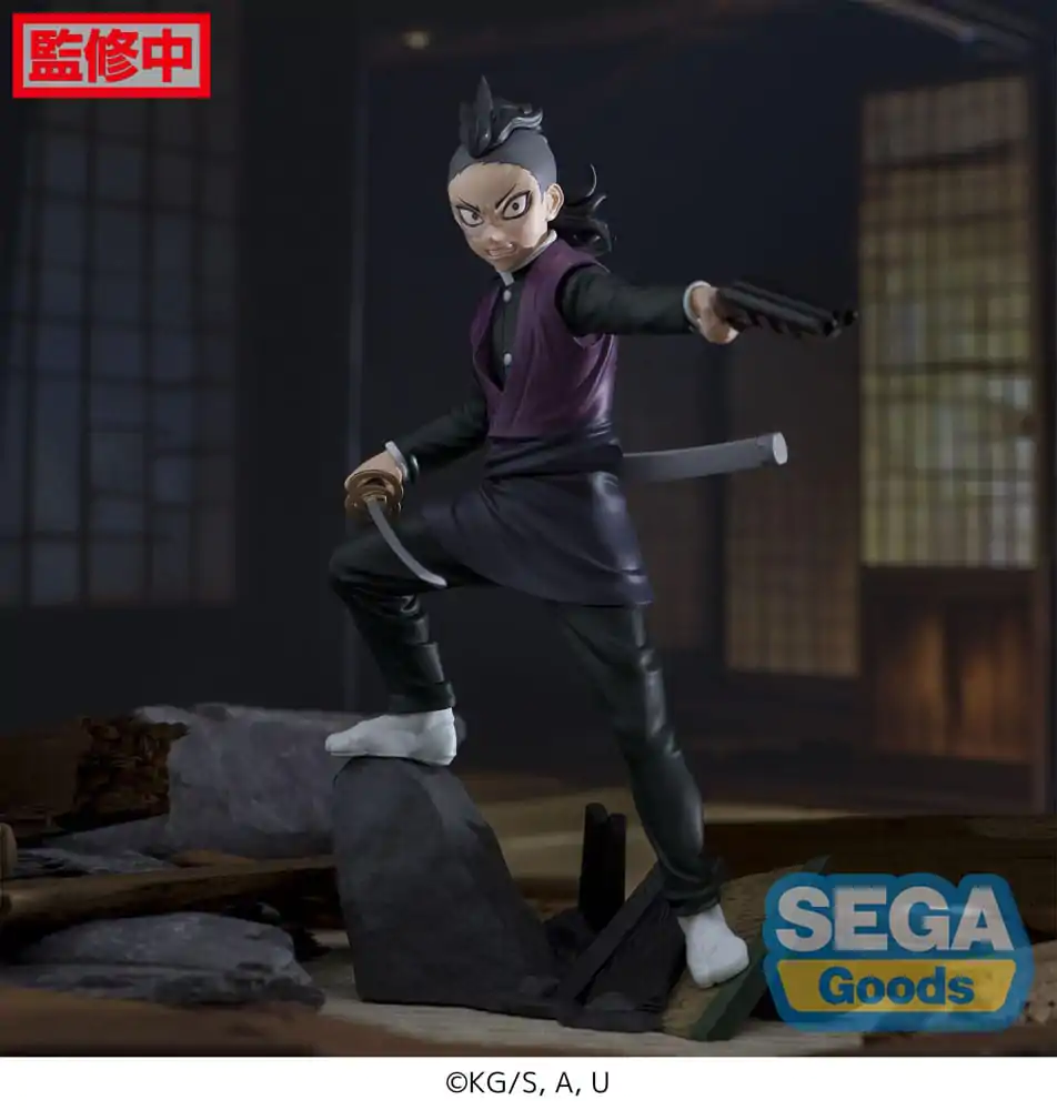 Demon Slayer: Kimetsu no Yaiba Xross Link Anime PVC figúrka Genya Shinazugawa -Swordsmith Village Arc- 15 cm termékfotó