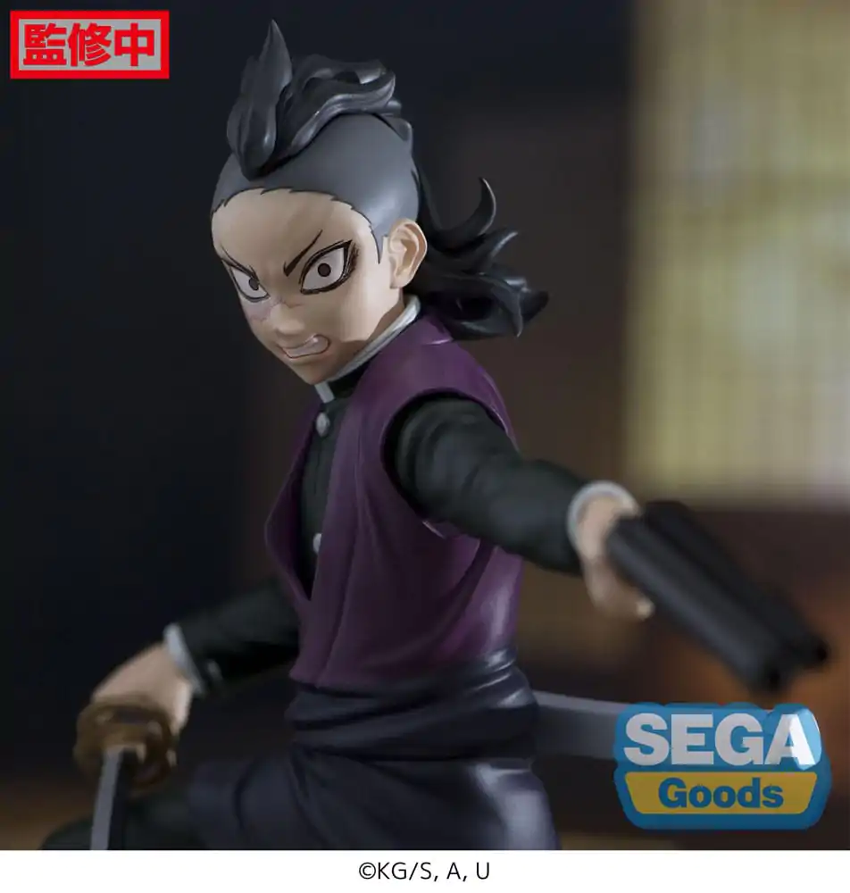 Demon Slayer: Kimetsu no Yaiba Xross Link Anime PVC figúrka Genya Shinazugawa -Swordsmith Village Arc- 15 cm termékfotó