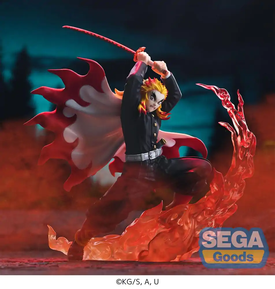 Demon Slayer: Kimetsu no Yaiba Xross Link Anime PVC Socha Kyojuro Rengoku 15 cm produktová fotografia