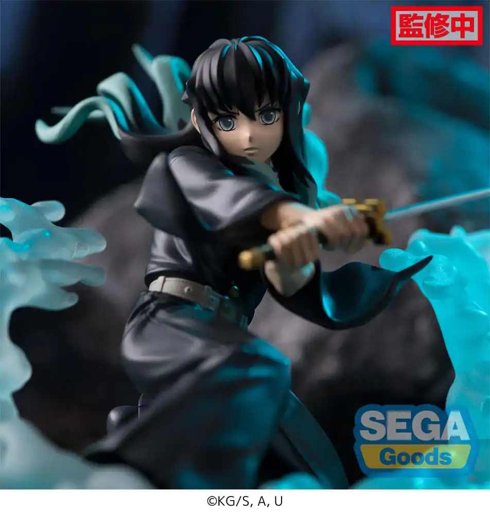 Demon Slayer: Kimetsu no Yaiba Xross Link Anime PVC soška Muichiro Tokito Hashira Training Arc 11 cm termékfotó