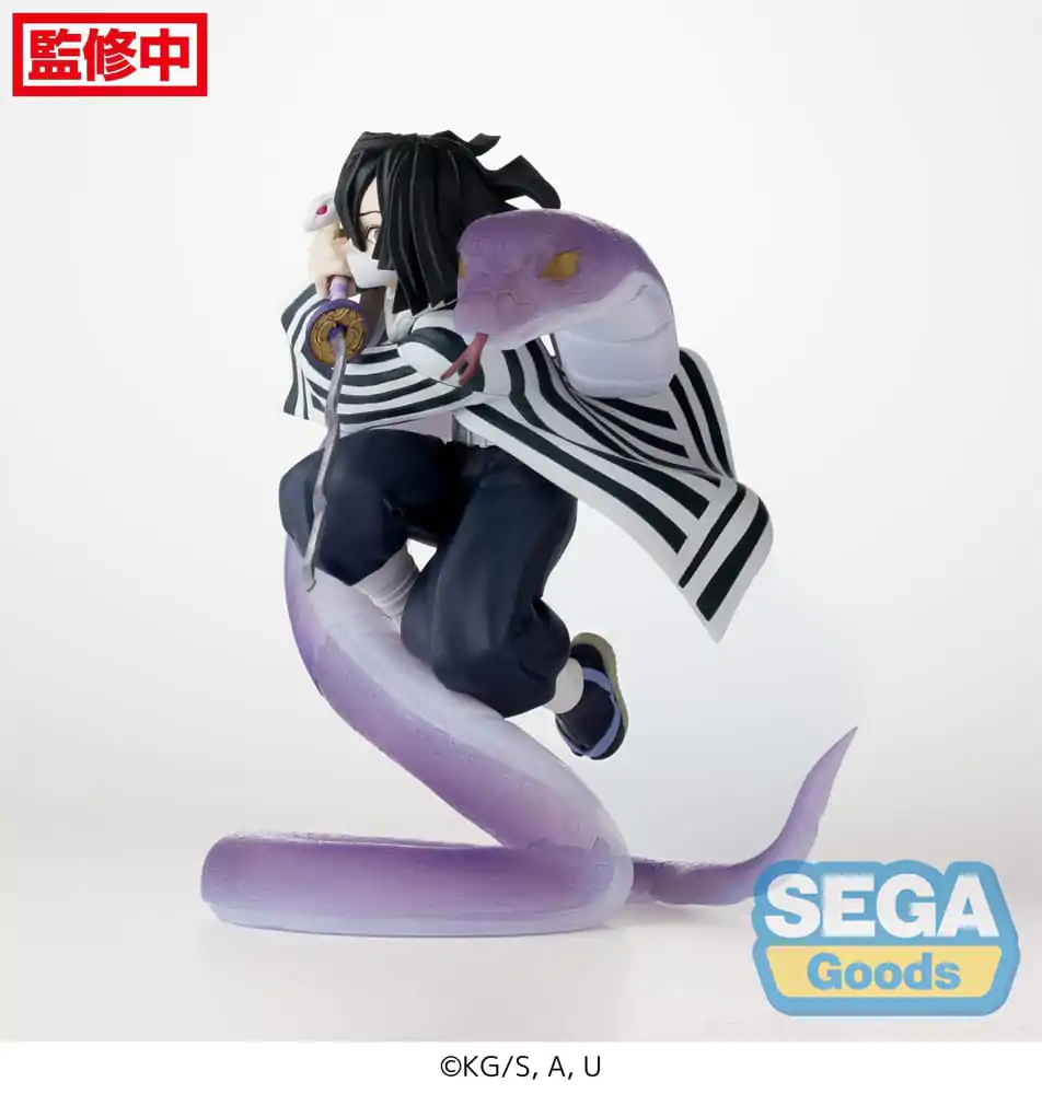 Demon Slayer: Kimetsu no Yaiba Xross Link Anime PVC Figúrka Obanai Iguro Hashira Training Arc 14 cm termékfotó