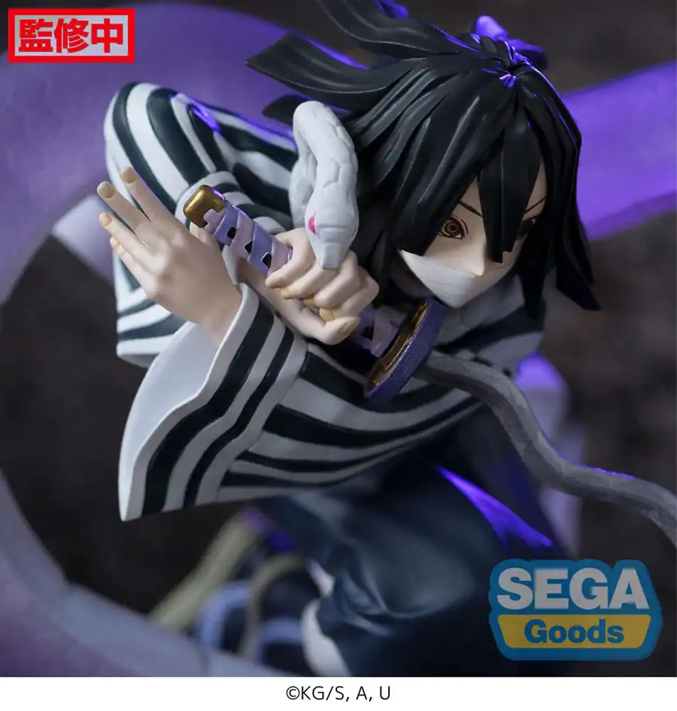 Demon Slayer: Kimetsu no Yaiba Xross Link Anime PVC Figúrka Obanai Iguro Hashira Training Arc 14 cm termékfotó