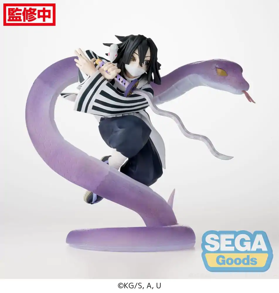 Demon Slayer: Kimetsu no Yaiba Xross Link Anime PVC Figúrka Obanai Iguro Hashira Training Arc 14 cm termékfotó