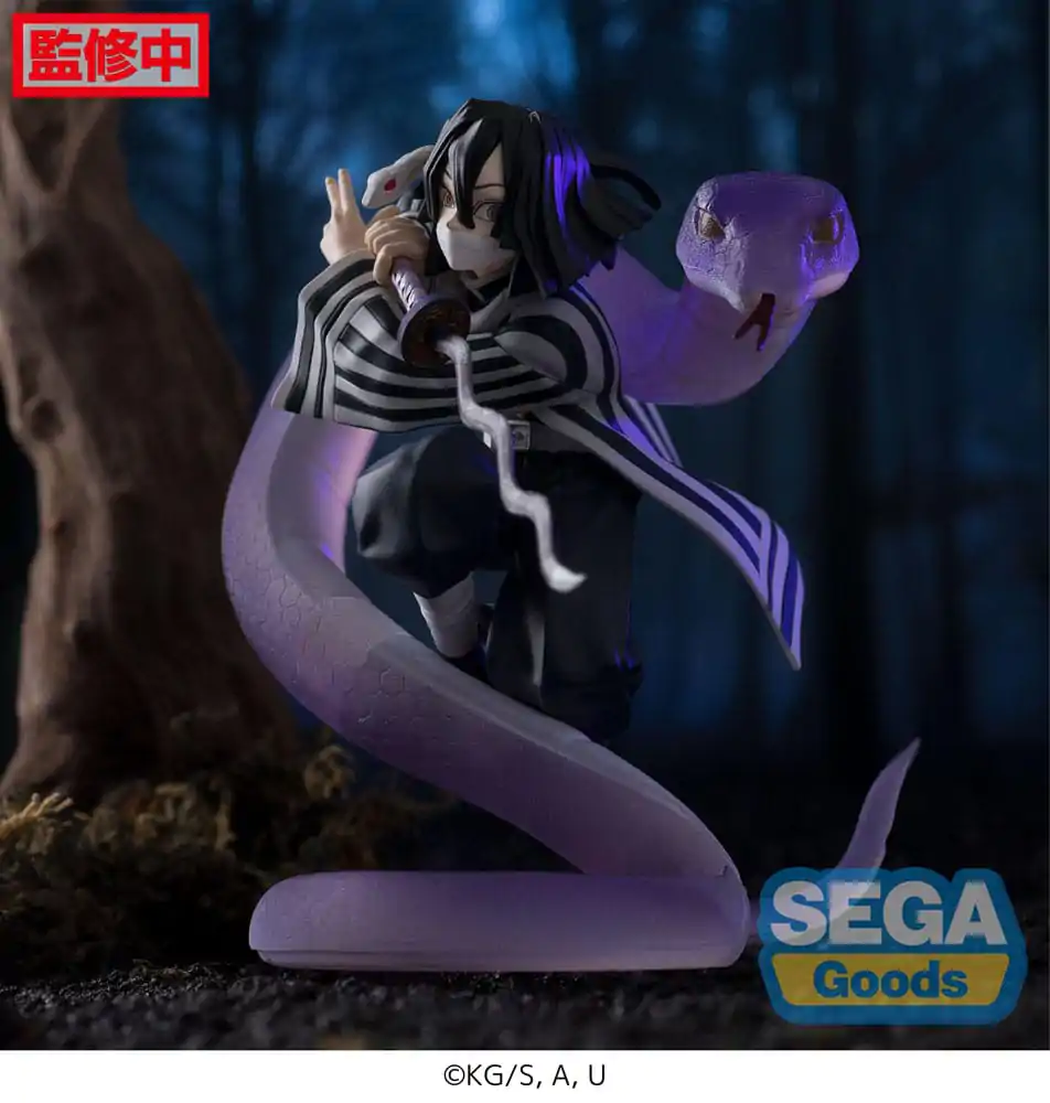 Demon Slayer: Kimetsu no Yaiba Xross Link Anime PVC Figúrka Obanai Iguro Hashira Training Arc 14 cm termékfotó