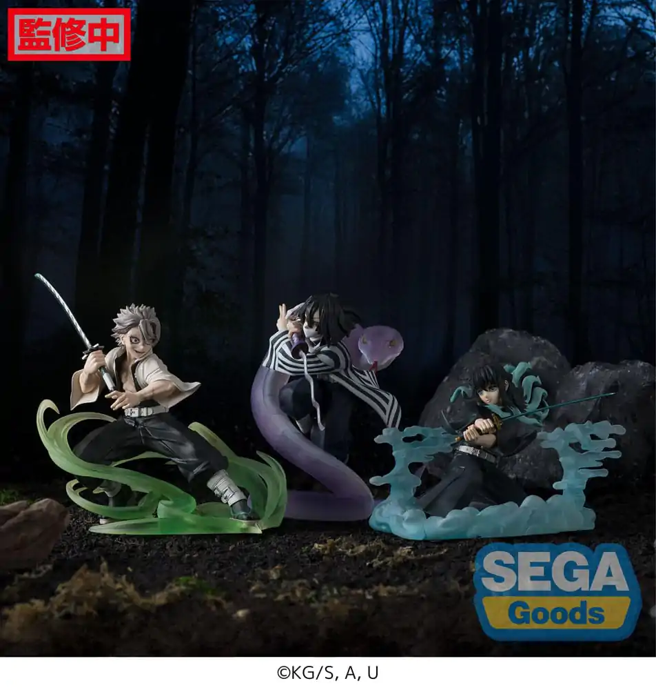 Demon Slayer: Kimetsu no Yaiba Xross Link Anime PVC Figúrka Sanemi Shinazugawa Hashira Tréning Arch 12 cm termékfotó