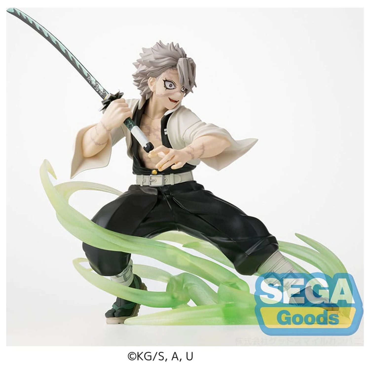 Demon Slayer: Kimetsu no Yaiba Xross Link Anime PVC socha Sanemi Shinazugawa Hashira Training Arc 12 cm produktová fotografia