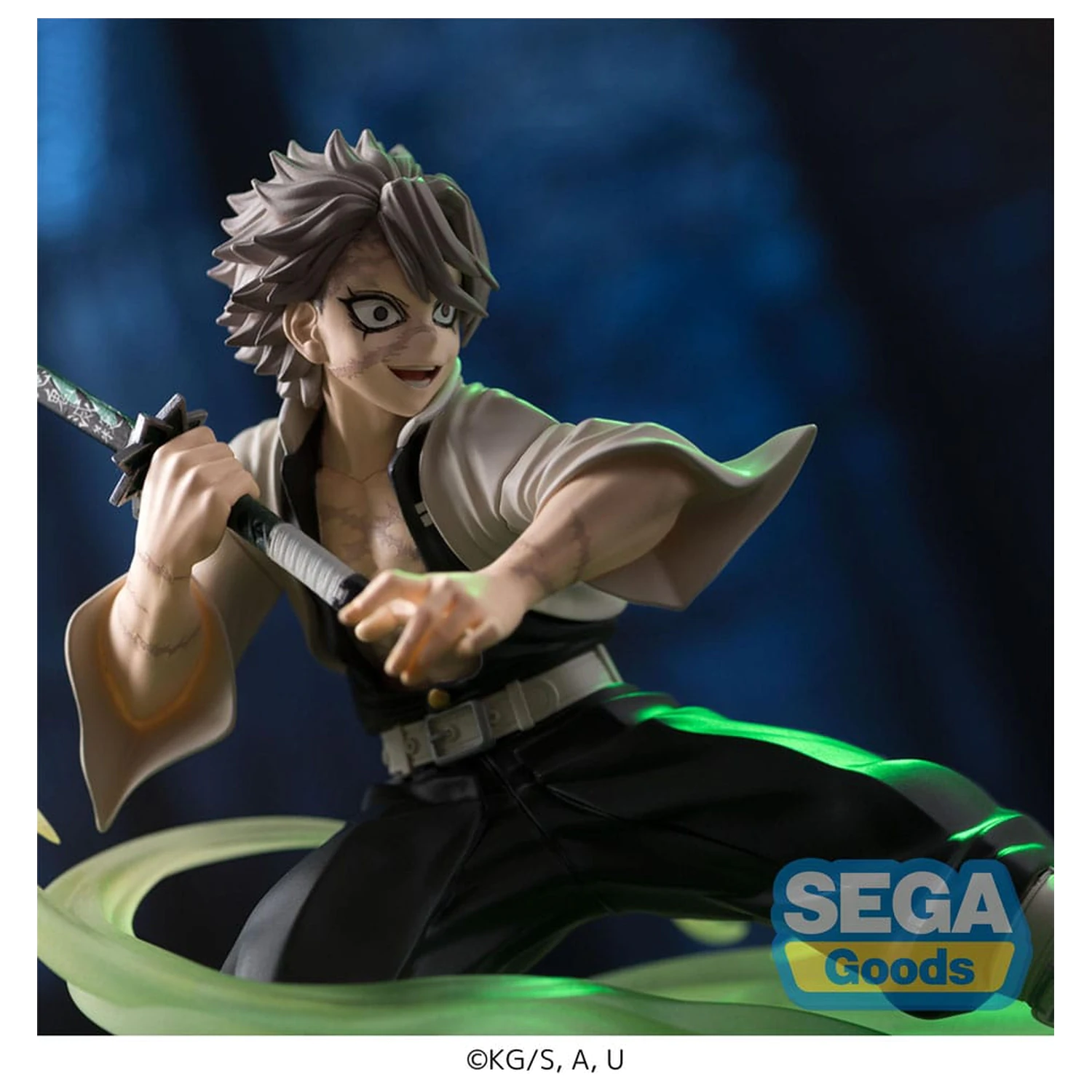 Demon Slayer: Kimetsu no Yaiba Xross Link Anime PVC socha Sanemi Shinazugawa Hashira Training Arc 12 cm produktová fotografia